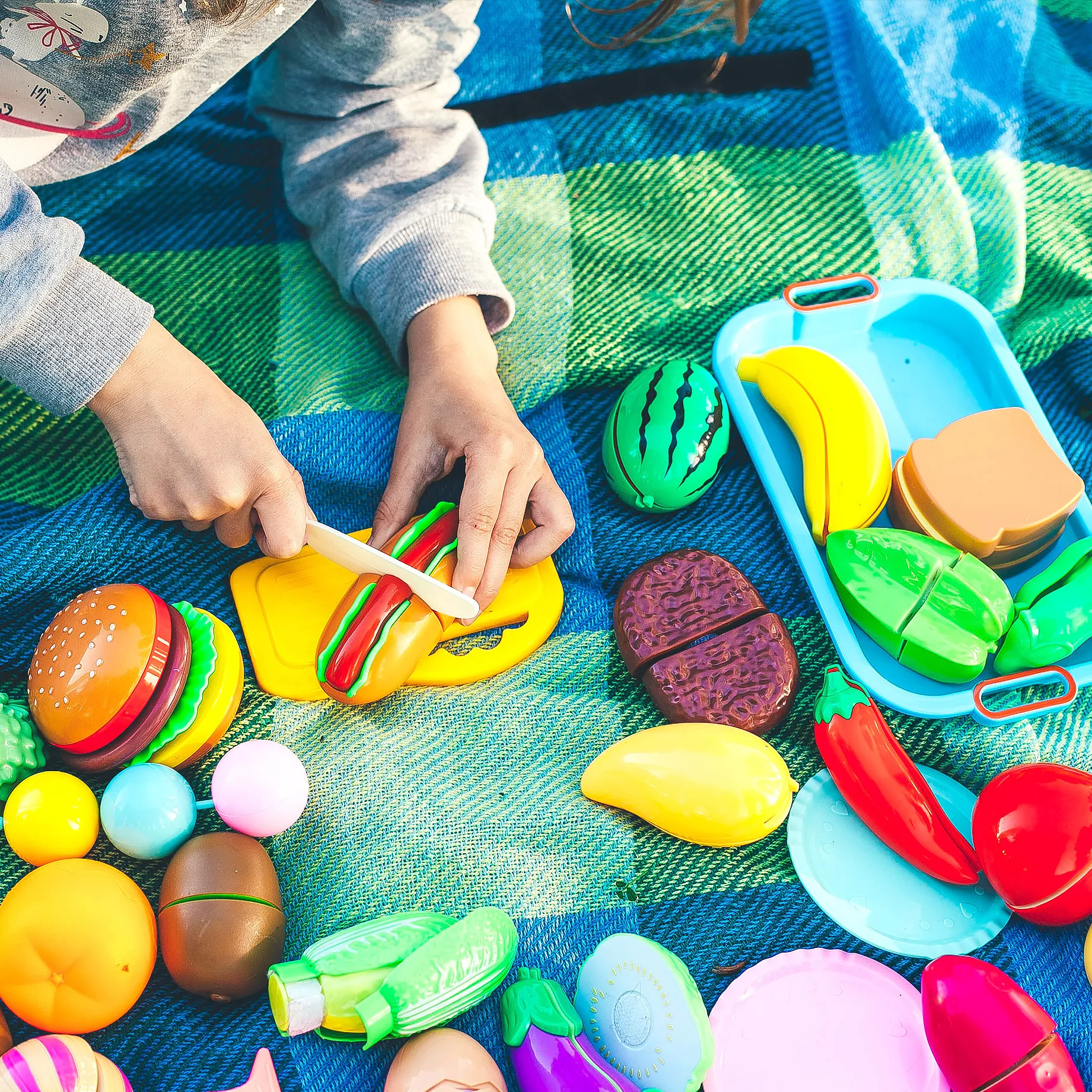 Детская кухня игрушки для игр девочек мини овощи фрукты картофельные чипсы