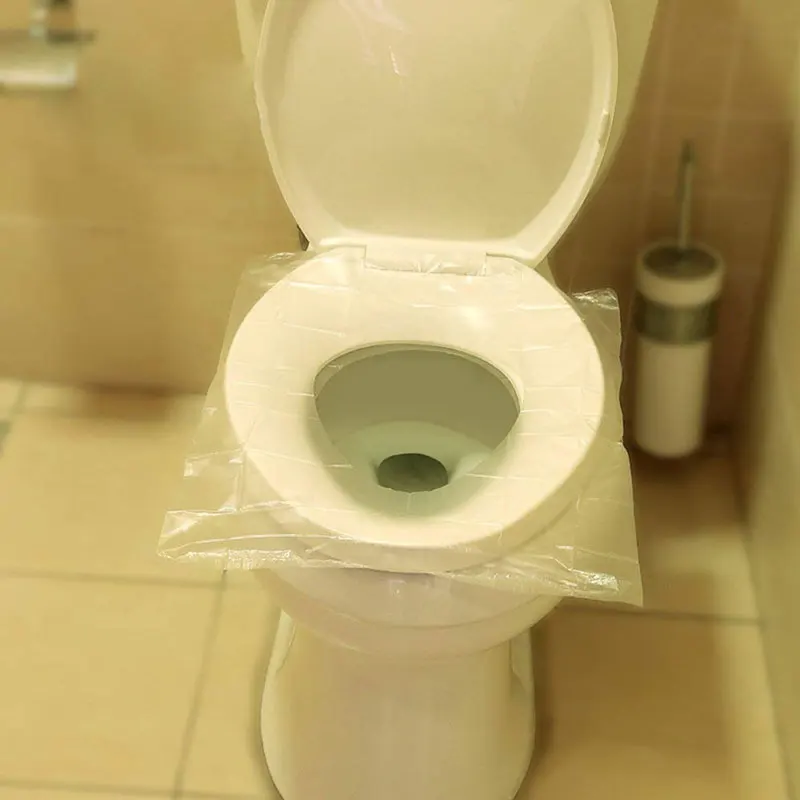 30 шт./компл. Портативный Одноразовые Крышку унитаза коврик Pad Protector путешествия отдых для беременных Водонепроницаемый WC Аксессуары для ванной комнаты