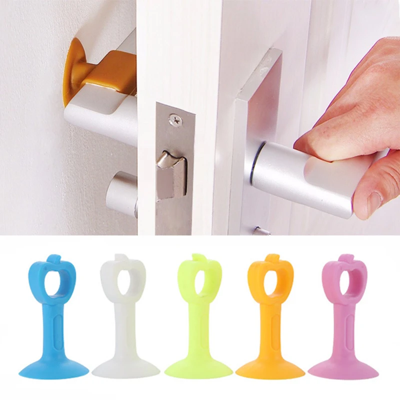 5 шт./компл. силиконовые ручки двери ручка ночлега стены протекторы бампера дверь