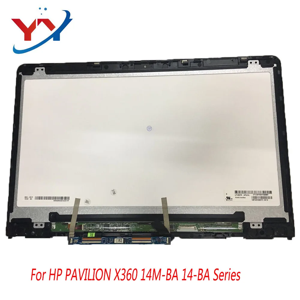 ЖК дисплей 14 &quotFHD с сенсорным экраном для HP PAVILION X360 14M BA ba сменный светодиодный
