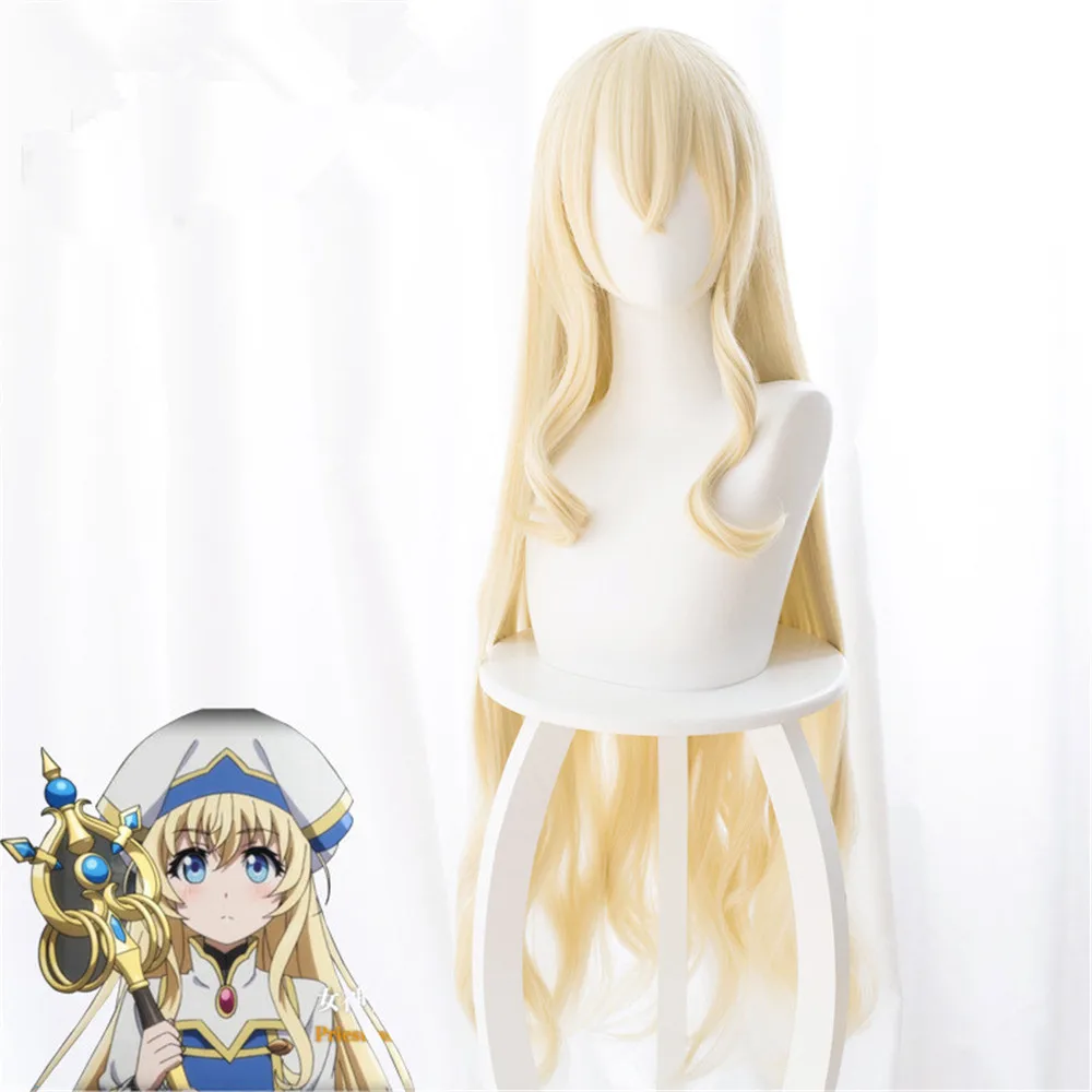 Аниме Goblin Slayer Priestess Косплей парики Peluca кино взрослые женские костюмы для девочек