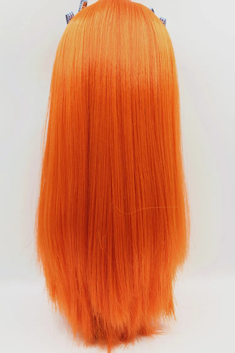 Blygirl кукла оранжевый прямые волосы Blyth Кукла тело мода может переделать макияж Модная Кукла пшеничная мышца