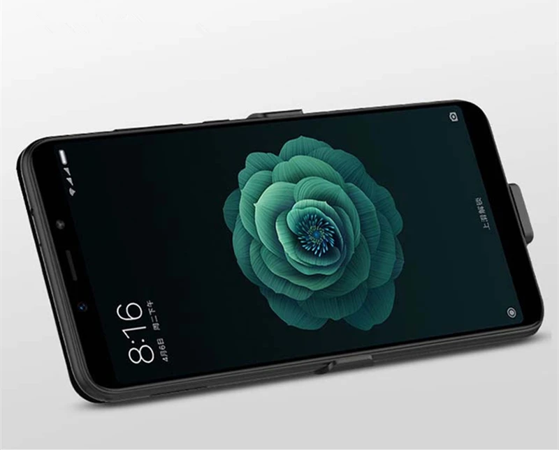 6800 мАч внешняя крышка банка питания для Xiaomi Mi 6X Портативный Задний зажим батарея зарядное устройство чехол для Xiaomi Mi A2 резервный аккумулятор чехол
