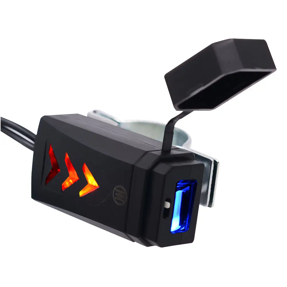 5V 2.1A водонепроницаемый USB зарядное устройство гнездо адаптера Питание DC 12 24 V