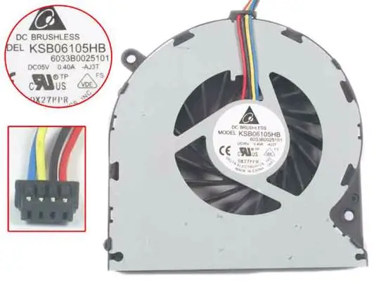 Delta Electronics KSB06105HB AJ3T DC 5V 0.40A 4 провода Сервер вентилятор охлаждения ноутбука|Кулеры