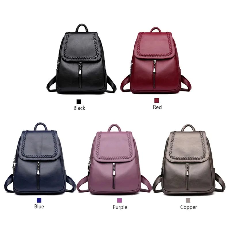 Модный брендовый рюкзак для ноутбука женские кожаные роскошные плетеные рюкзаки