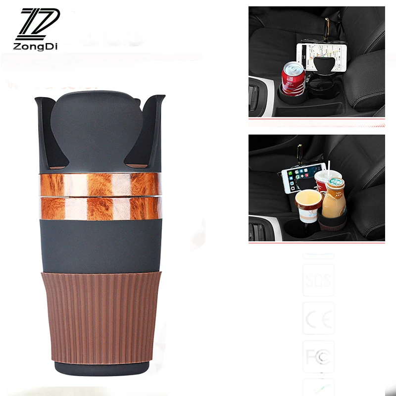 ZD For Ford Focus 2 3 1 Fiesta Mondeo Ranger Kuga Seat Leon Ibiza Lexus Car Coin Drink Mobile Card Multifunctional Storage Cup | Автомобили