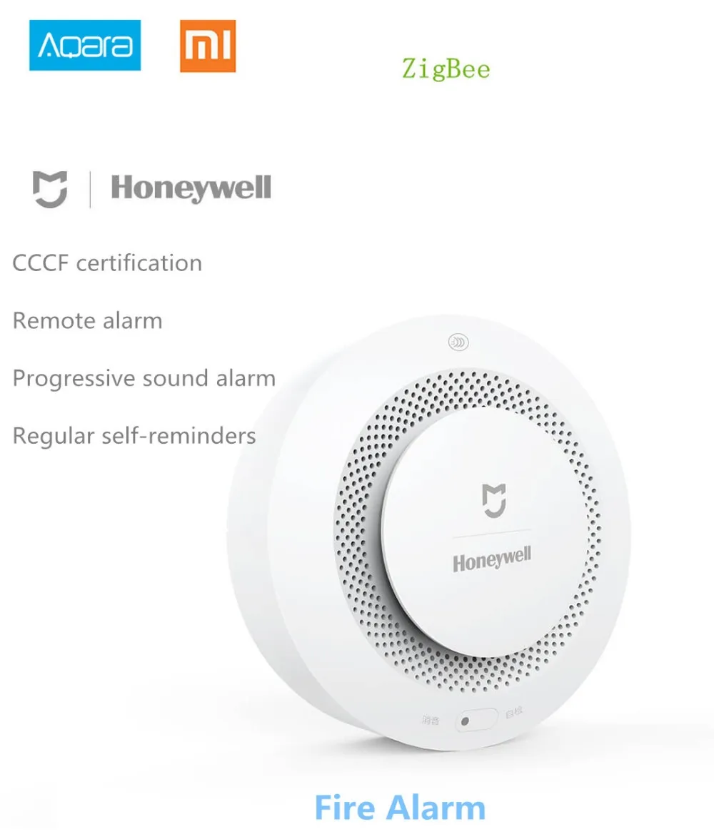 Mijia Honeywell детектор пожарной сигнализации датчик дыма приложение дистанционное