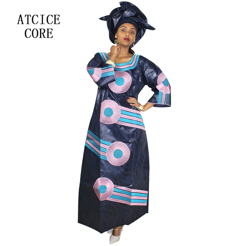 Африканские платья для женщин Модный традиционный дизайн 100% хлопок африканский