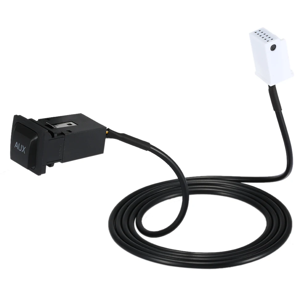 KKmoon AUX In Socket Switch Plug Ip-Bus музыкальный аудио интерфейс для VW Passat B6 B7 CC Touran POLO 1999-2004 Facelift