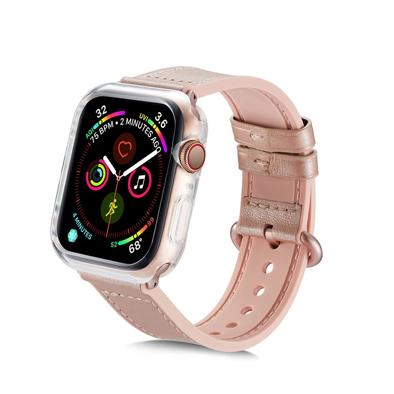 Силиконовый мягкий чехол из ТПУ для Apple Series 4 40 мм 44 аксессуары Защитные чехлы
