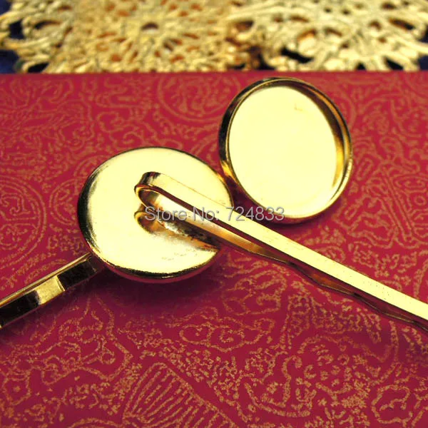 Шпильки для волос с круглой окантовкой 12 мм | Украшения и аксессуары