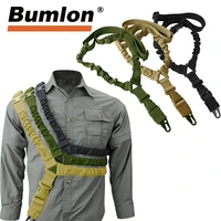adjustable military tactical gun sling belt single point mount bungee rifle sling kit airsoft strap hunting 30 0001