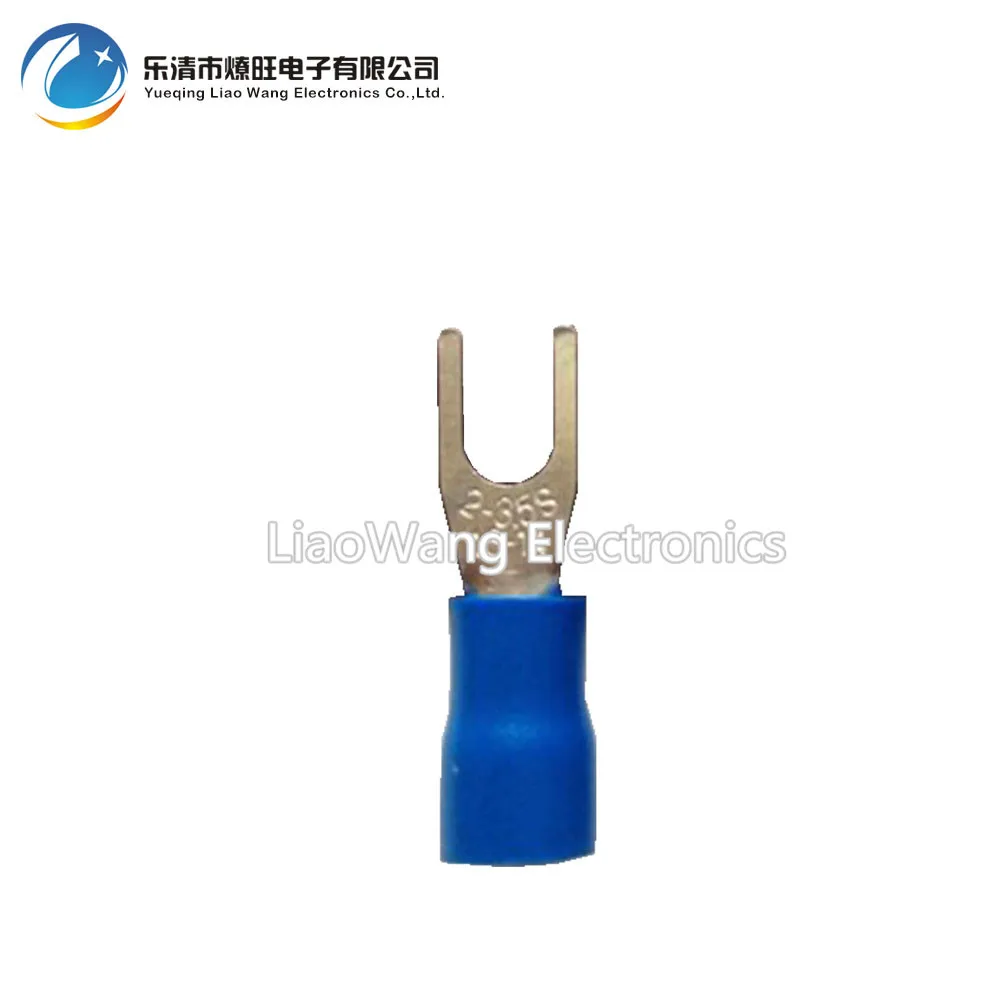 

100PCS/LOT SV2-3.2/3.5/4/5/6/8/10 Cold pressing end head fork-shaped insulated end head u-shaped end head