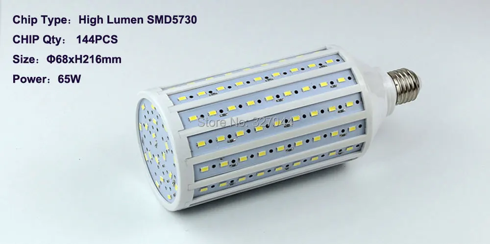 

1pcs DC12-60v 7w 12w 18w 25w 30W 35W 45W 65W E27 E14 B22 Led Corn Bulbs Smd 5730 LED Corn Light Warm/cool White