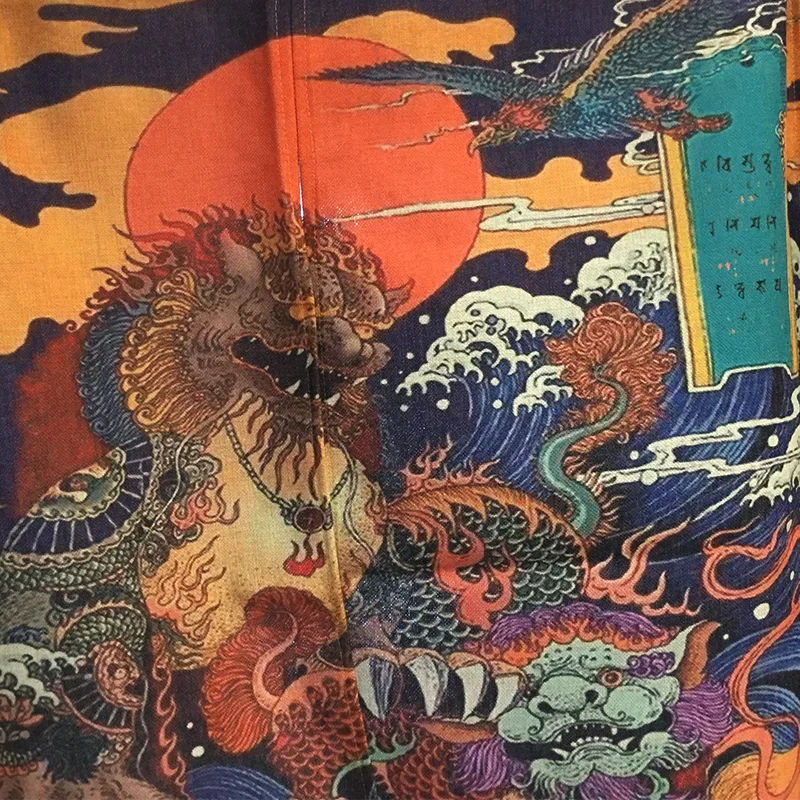 Милые занавески в японском стиле Ukiyo-e maid Feng Shui дверная занавеска спальной