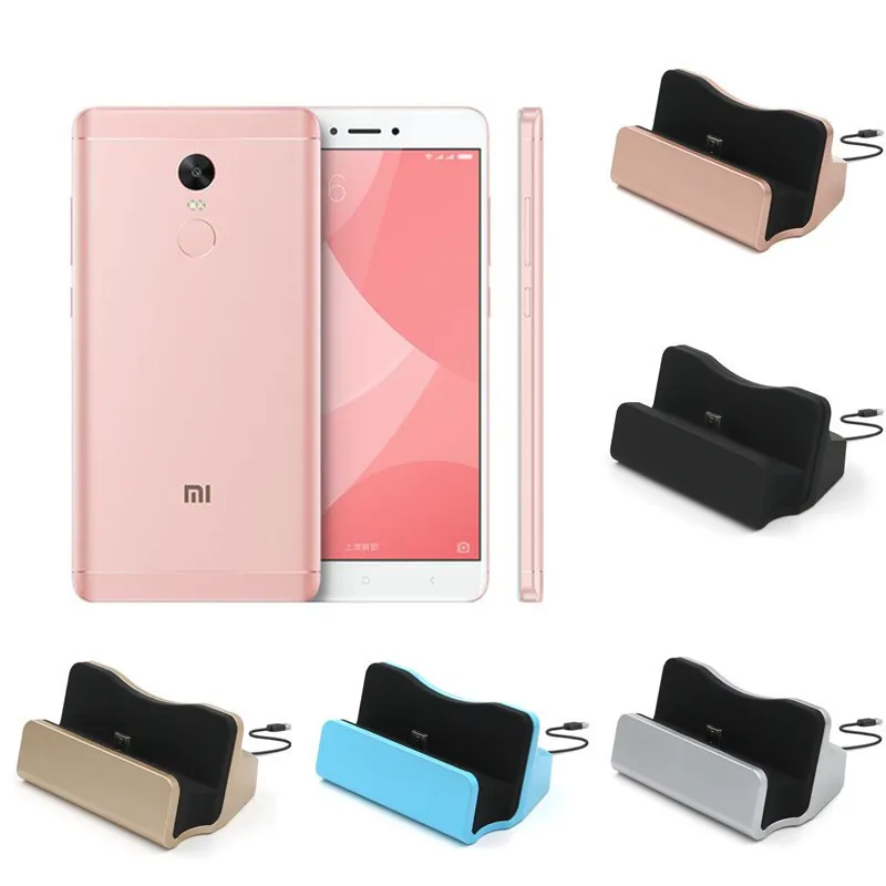 Настольное зарядное устройство док станция для Xiaomi Redmi 4 4A 4X Note Примечание 5A Pro Micro