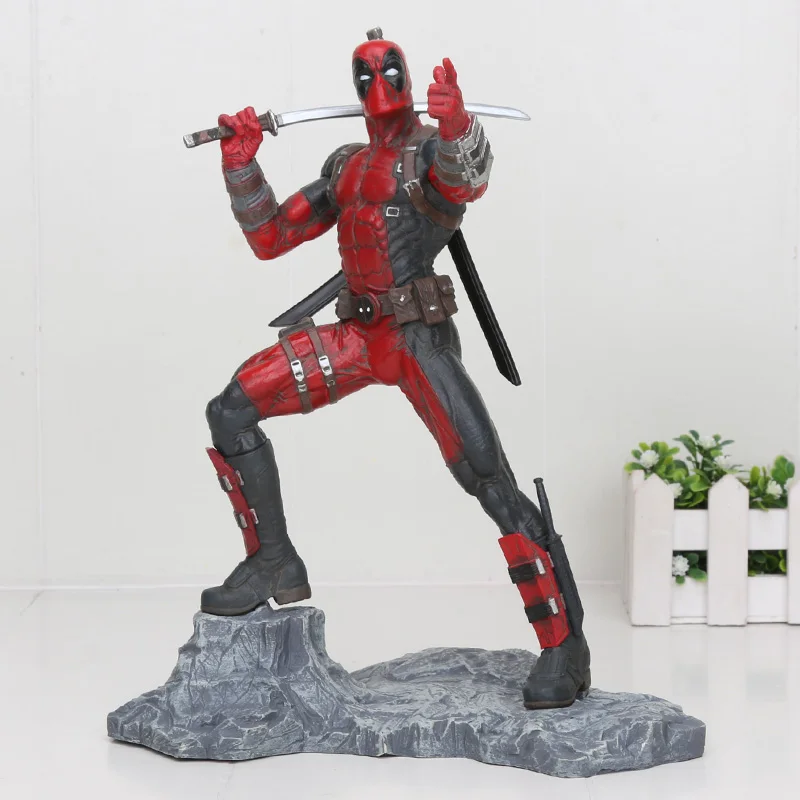 deadpool no box Мстители эндшпиль фигурка танос Железный человек паук Коралл Дэнверс Локи Черная пантера доктор странная статуя ко Железный студии игрушки - Цвет: deadpool no box