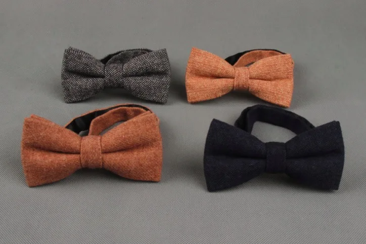 Мужские свадебные костюмы шерстяные галстуки бабочки модные полосатые 20 видов