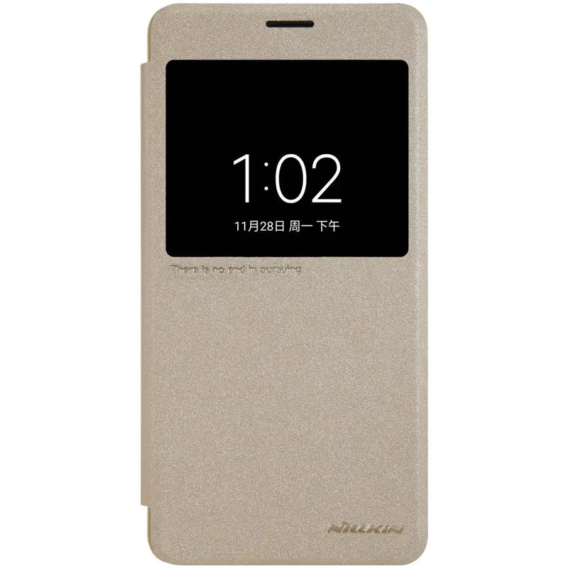 Кожаный чехол книжка с окошком для Xiaomi Mi Note 2 Pro Prime NILLKIN|case for xiaomi|leather casecase |