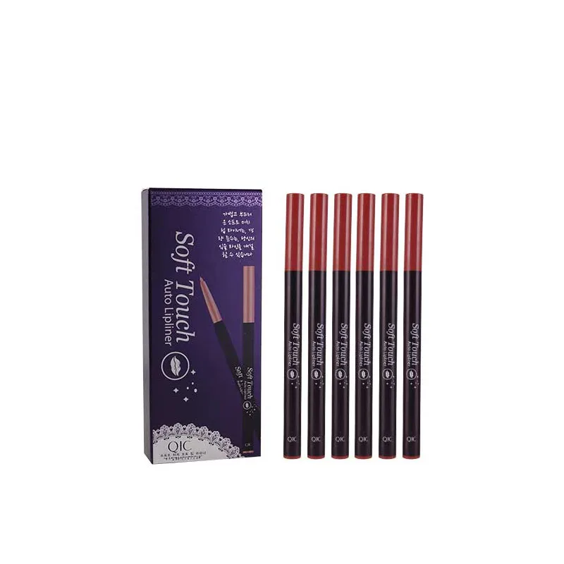 QIC Pro Lipliner автоматический роторный долговечный натуральный макияж водостойкий