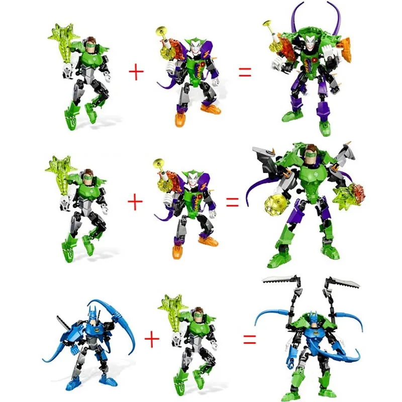 ПВХ аниме Marvel DIY строительные блоки игрушки Мстители Человек-паук Фигурки