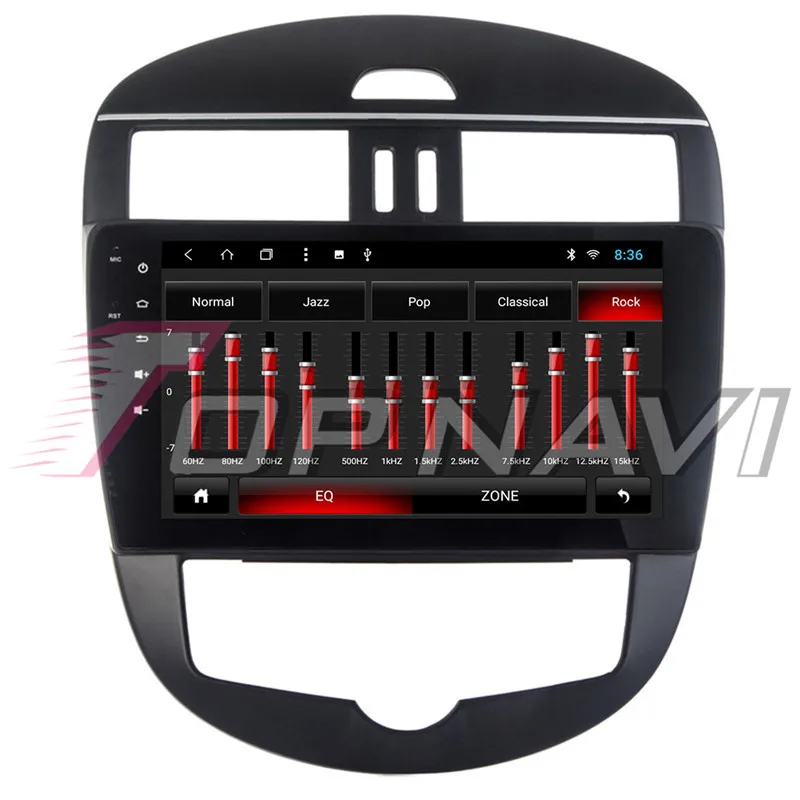 Автомобильный gps навигатор для Nissan Tiida H 2011 2012 2013 2014 2015 Android 8 1 10 ''Topnavi No DVD большой