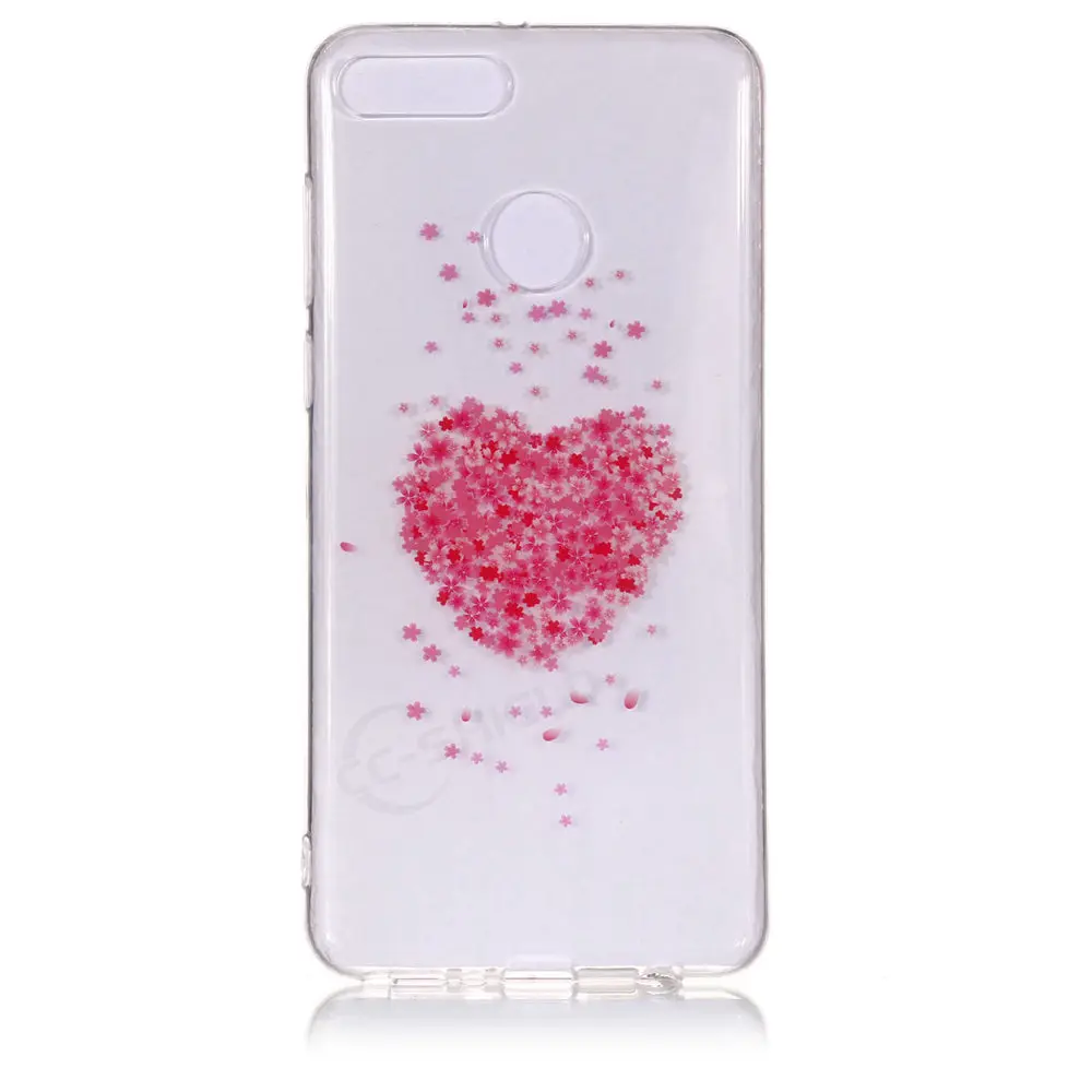 TPU Soft Fitted Case for Huawei Y9 2018 FLA-LX1 FLA-LX2 Painting Phone Y 9 FLA LX1 LX2 Silicone Cover |