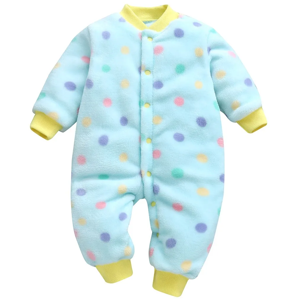 Light blue Детские комбинезоны; зимний теплый флисовый комплект одежды для мальчиков с леопардовым принтом; одежда для маленьких девочек; комбинезоны для новорожденных; Детский комбинезон - Цвет: Light blue