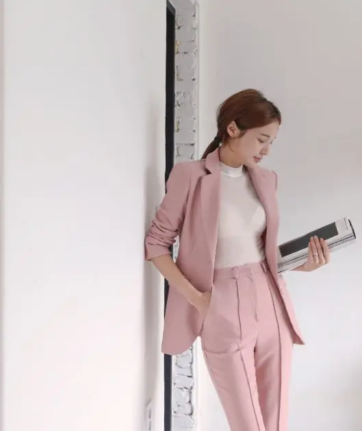 Весенняя новая Корейская версия маленького костюма комплект из девяти широких