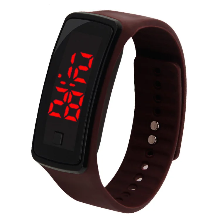 Модные spor saat Horloge спортивные водонепроницаемые цифровые наручные часы силикон