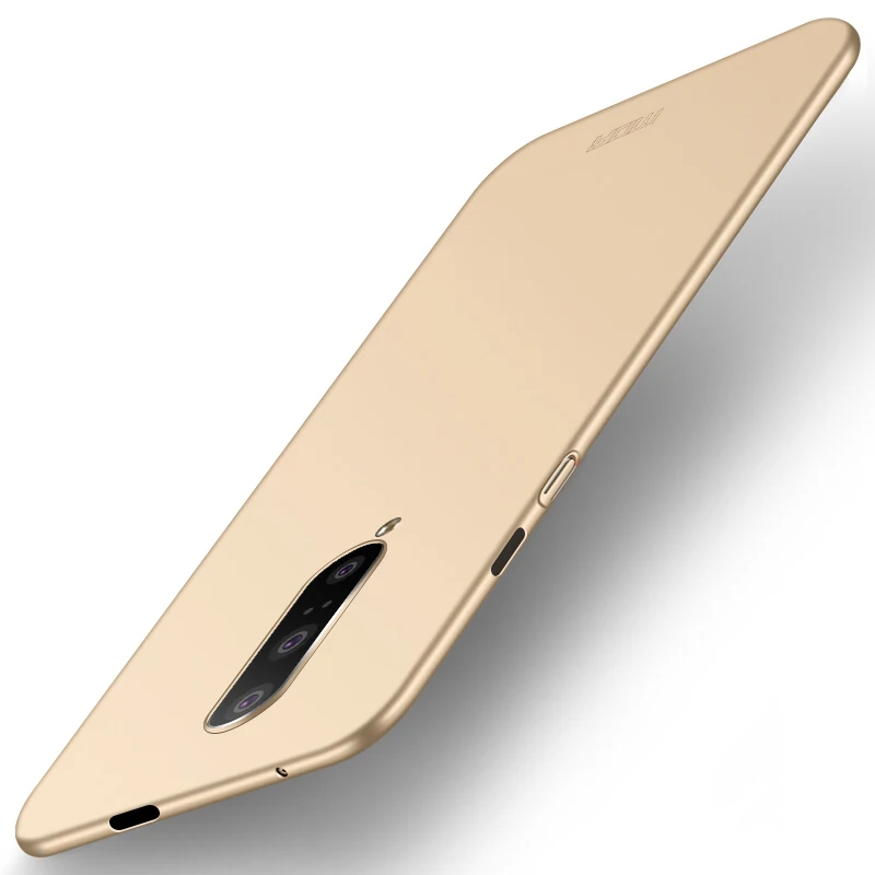 Золотой MOFi для OnePlus 7 Pro задняя крышка полная защита жесткий Fundas, чехлы для телефонов оболочка для OnePlus 7 Pro - Цвет: Золотой