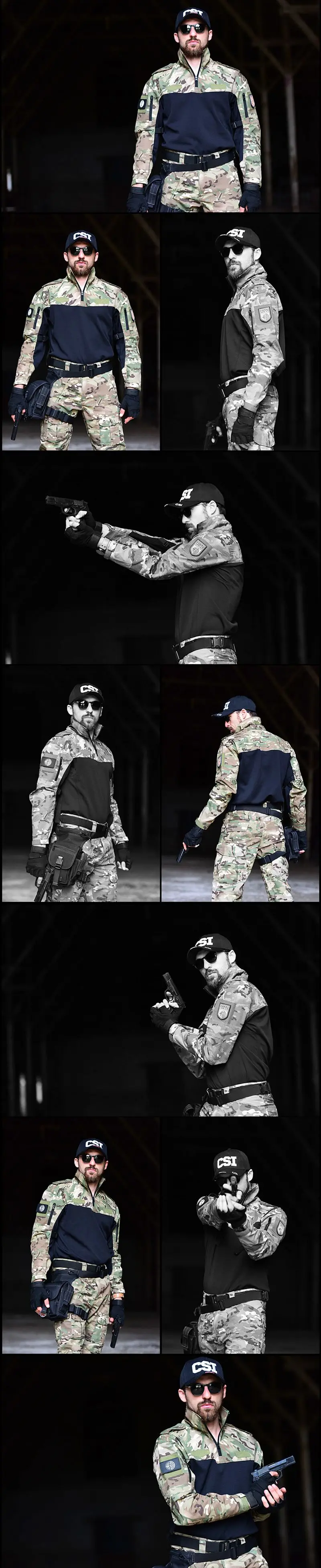 Тактический форма Multicam Combat Рубашка FG боевой Костюмы тренировочная форма военные брюки Python+ рубашки Airsoft армейская одежда