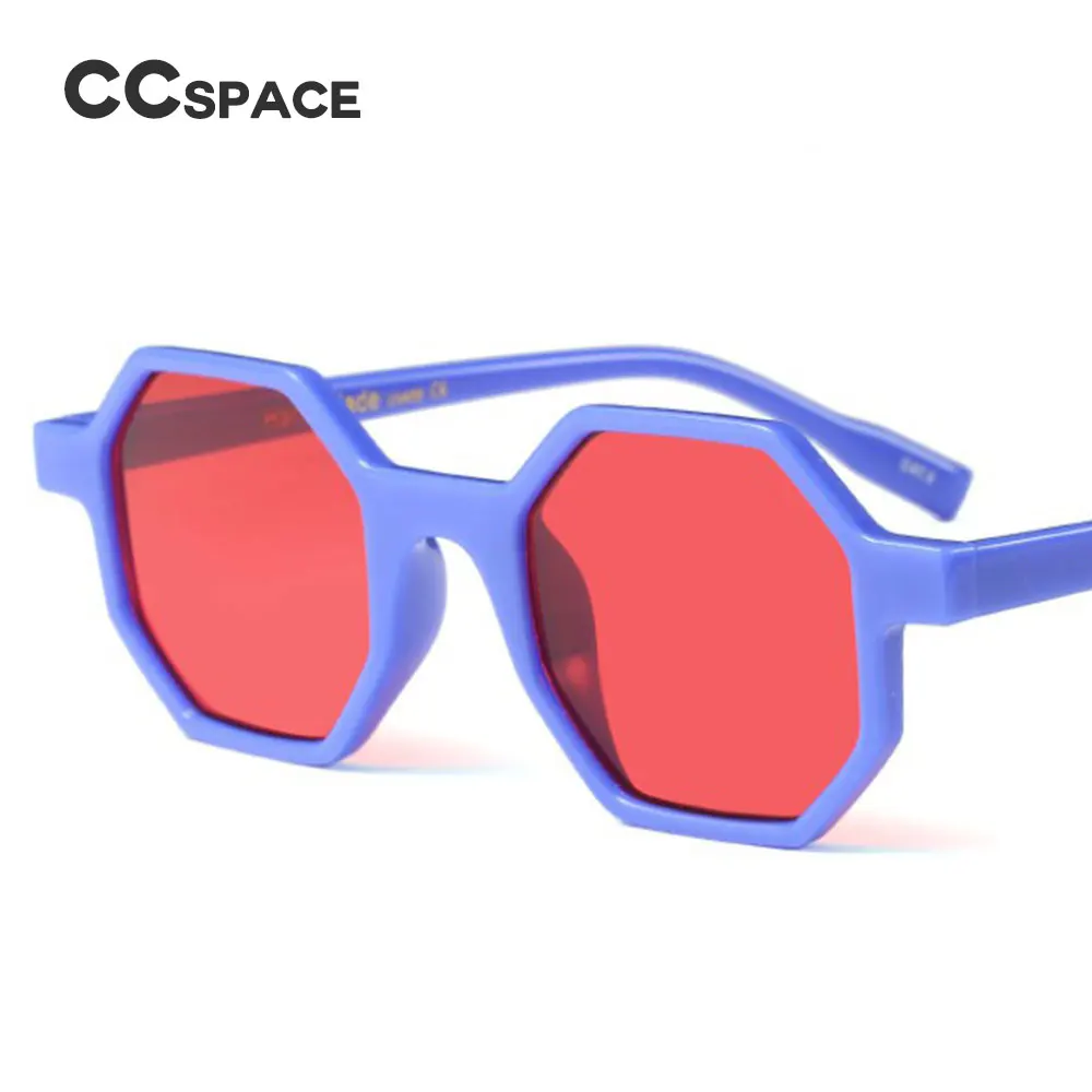 CCSPACE, полигон, Samll, оправа, солнцезащитные очки для мужчин и женщин, восьмиугольные, Брендовые очки, дизайнерские, модные, мужские, женские, оттенки 45424
