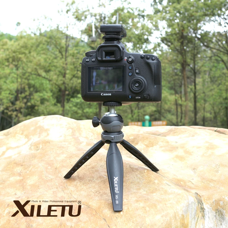 XILETU XS-20 Mini Desktop Compact Tripod Tabletop with Detachable Ball head for Camera Mirrorless Smart phone | Электроника