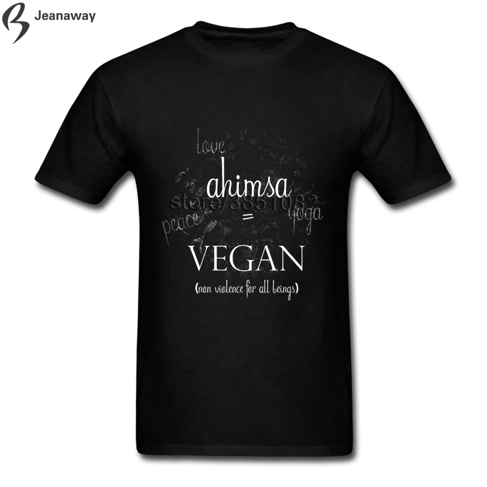 2018 летняя футболка ахимса Vegan Удивительный белый короткий рукав
