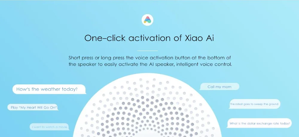 Xiaomi Mijia AI портативная версия беспроводной Bluetooth динамик умный голосовой контроль Громкая связь бас динамик