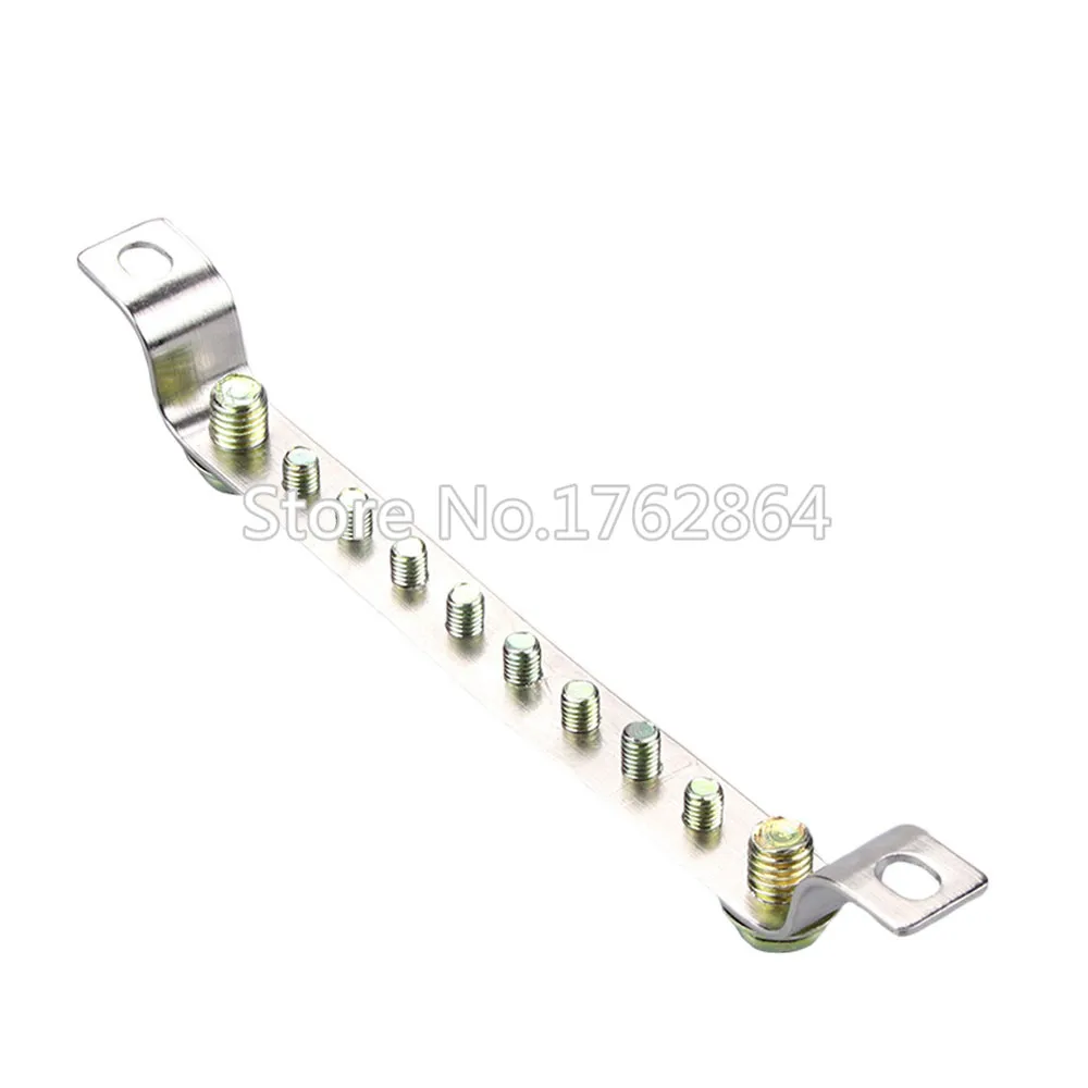 Одна штука Медный патруль заземления 1.5*15-5/7/10 отверстие терминал нулевого ряда на землю.