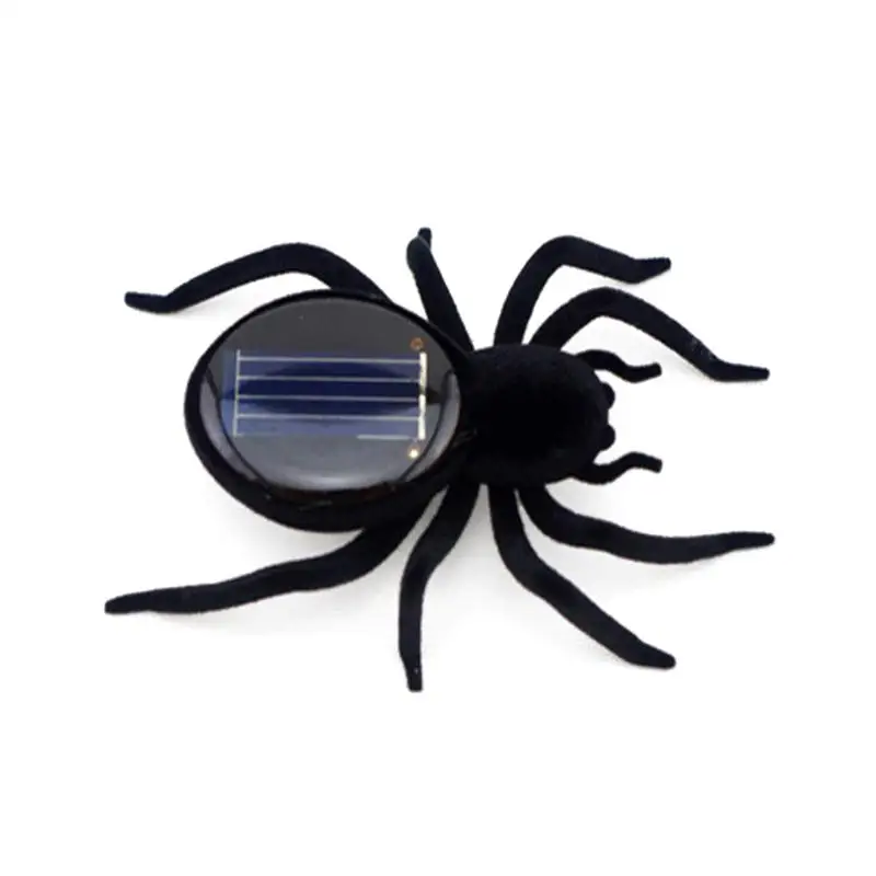 Реалистичная жуткая игрушка паук на солнечной энергии для детей и взрослых