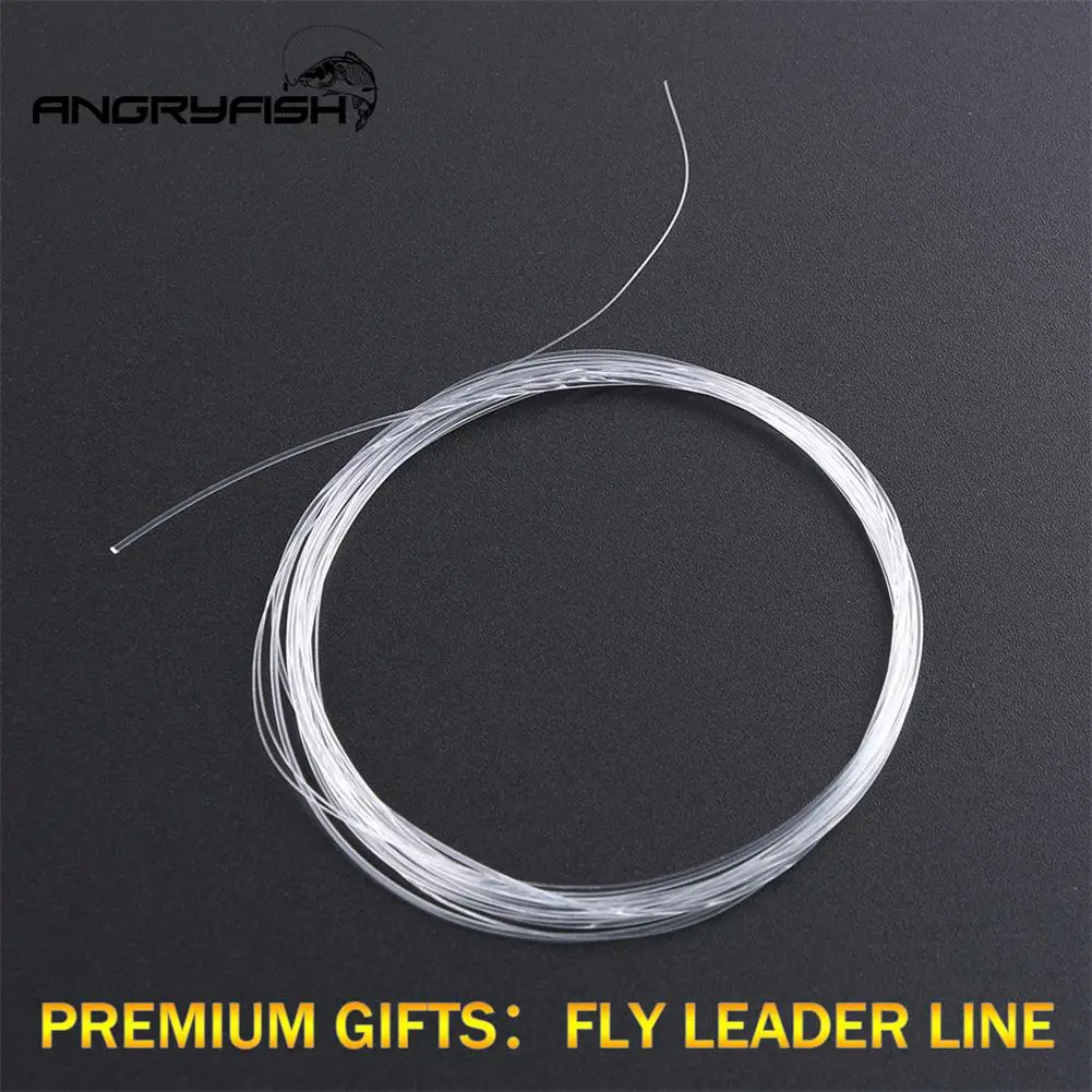 ANGRYFISH WF 5F/6F/7F 100FT рыболовная леска для ловли рыбы Вес вперед плавающая нейлоновая