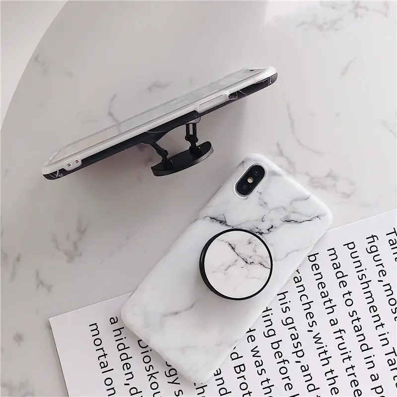FLYKYLIN чехол с мраморной подставкой для Xiaomi Redmi Note 8 Pro 8Pro задняя крышка модный