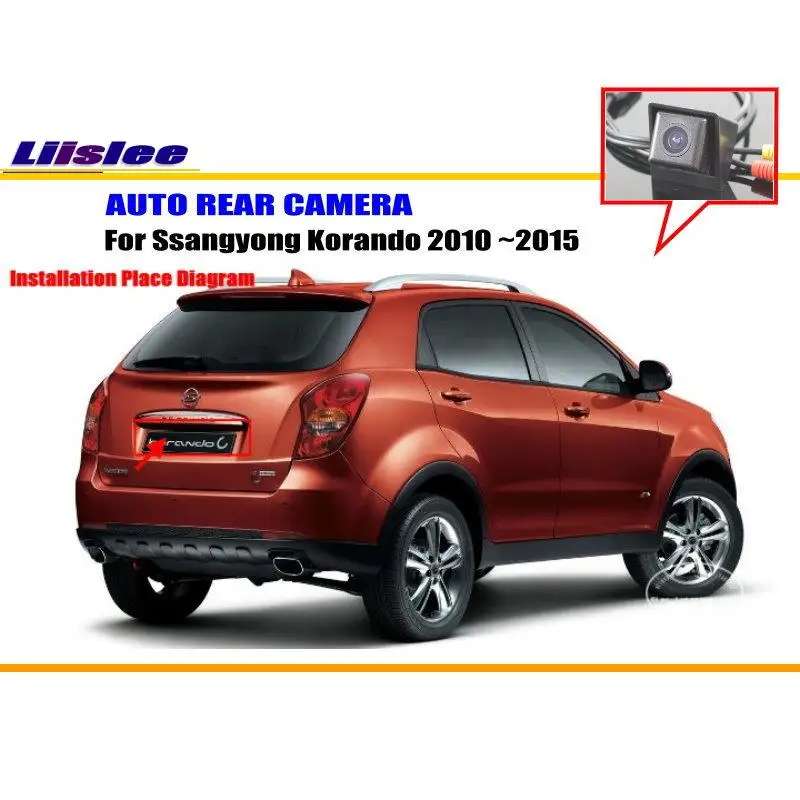 Автомобильная камера заднего вида Liislee для Ssangyong Korando 2010 ~ 2015/задняя парковочная