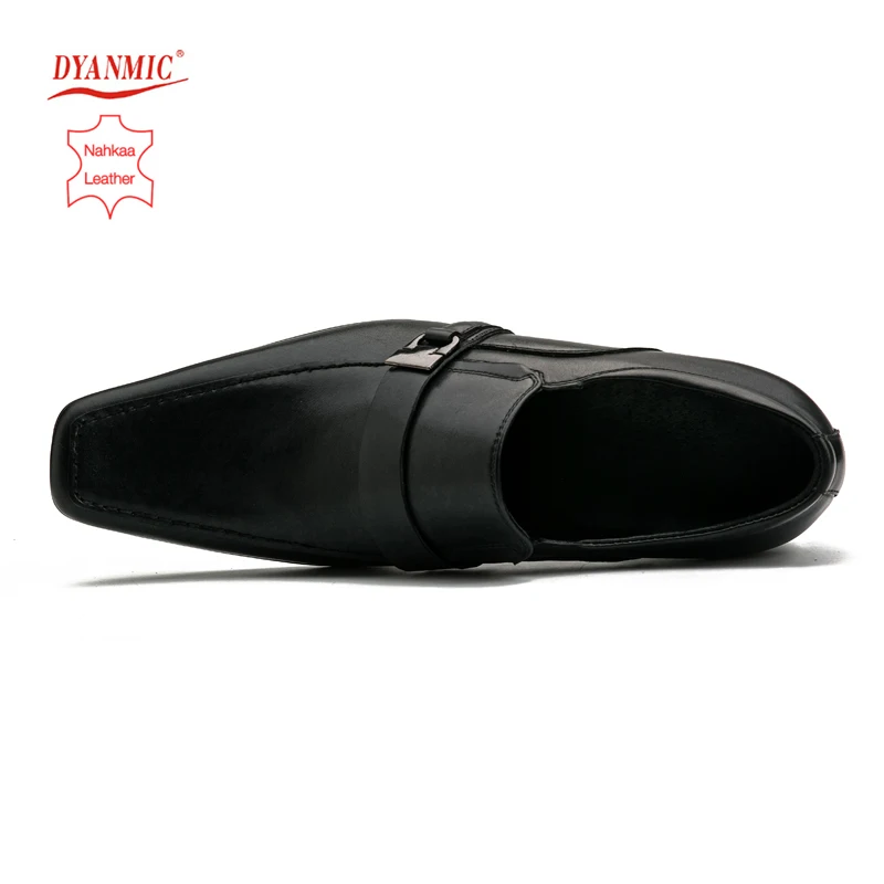 2017 Spring DYNAMIC Newest Men's Cow Leather/Sheepskin Black Dress Shoes Mans Top Fashion Genuine Leather Office Derby | Обувь