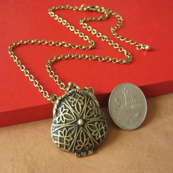 Винтажный Модный большой круглый анмиальный Кулон черепаха ожерелья для женщин