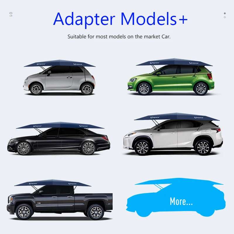 450x230 см автоматический автомобильный Зонт с дистанционным управлением автоматический круглый автомобильный тент солнцезащитный навес для автомобиля открытый тент