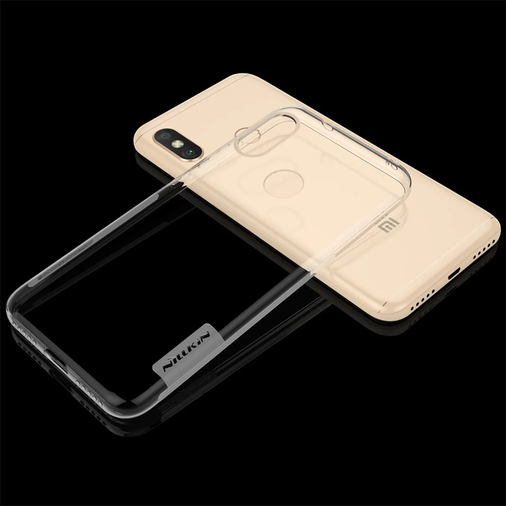 Xiaomi mi A2 Lite чехол красный Redmi 6 Pro чехол Nillkin природа прозрачный мягкий кремний ТПУ протектор задняя крышка для Red mi 6 Pro