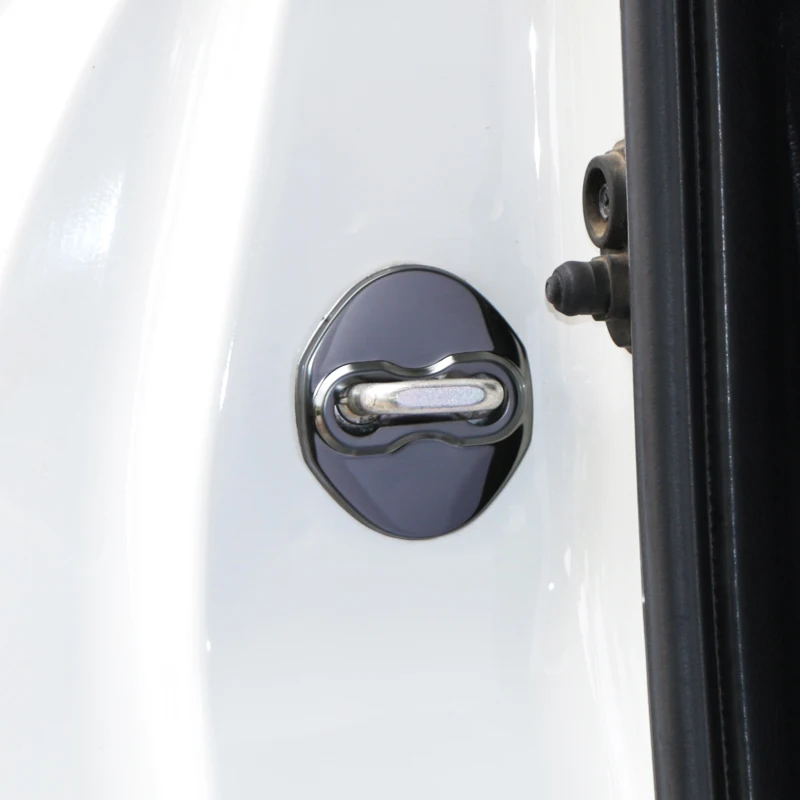 Крышка дверного замка автомобиля украшения защитный из нержавеющей стали чехол