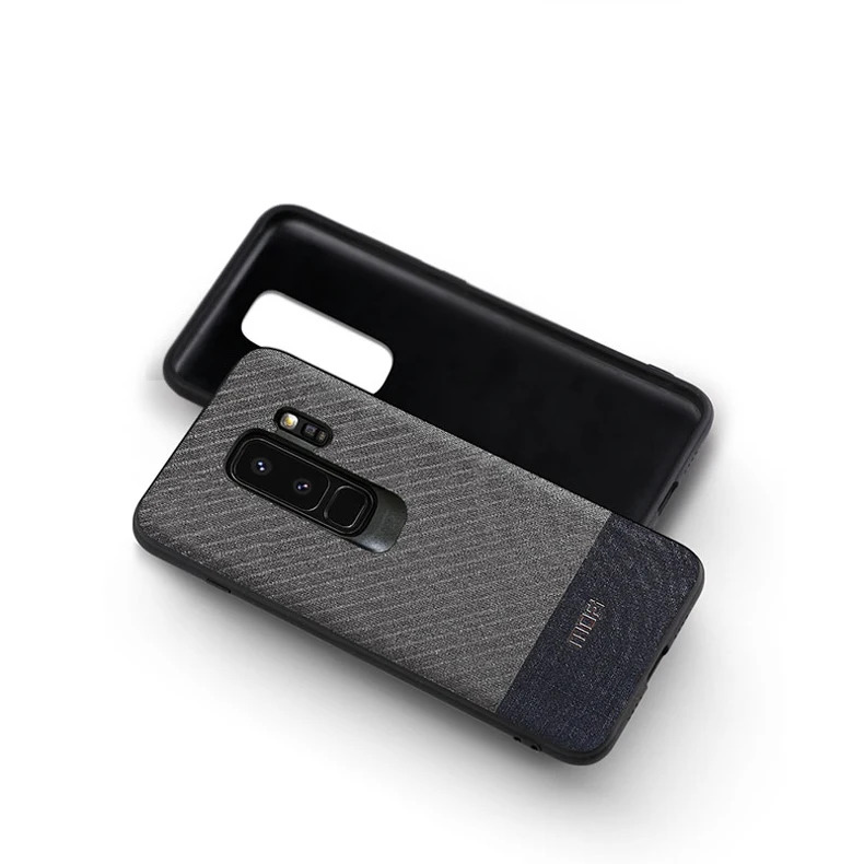 Чехол для samsung S9, чехол для samsung S9 plus, тканевый чехол для samsung S9 S9P, чехол, деловой, темный цвет, ручная работа, чехол для джентльмена