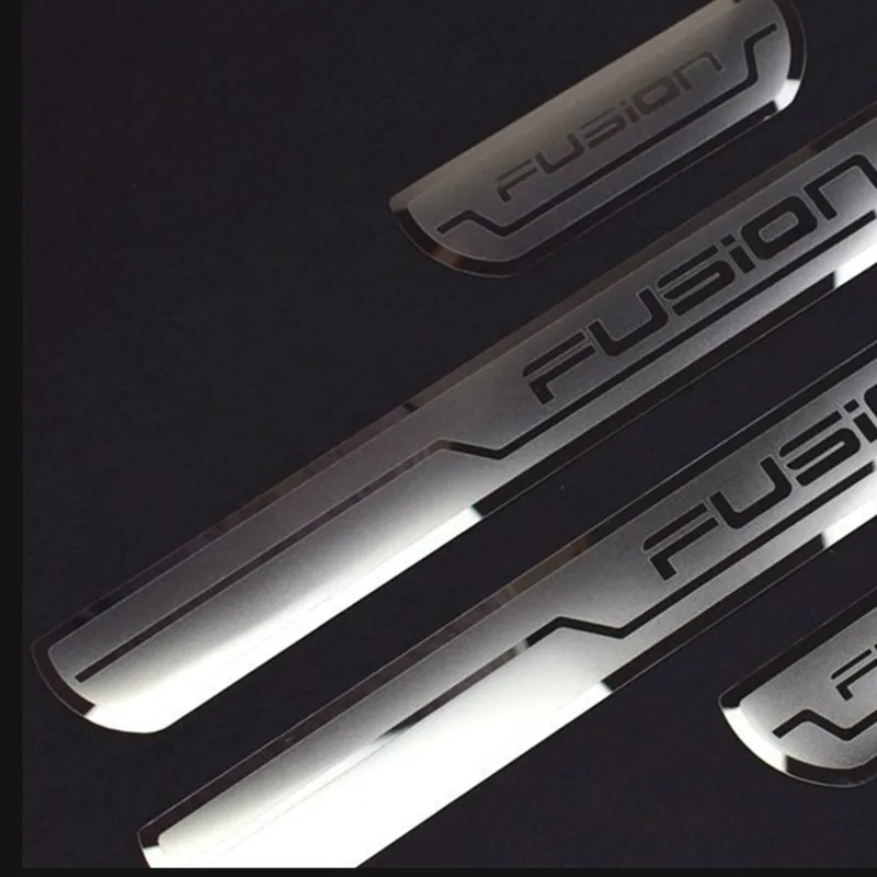 Новинка автомобильные дверные пороги FUSION накладка из нержавеющей стали защитные