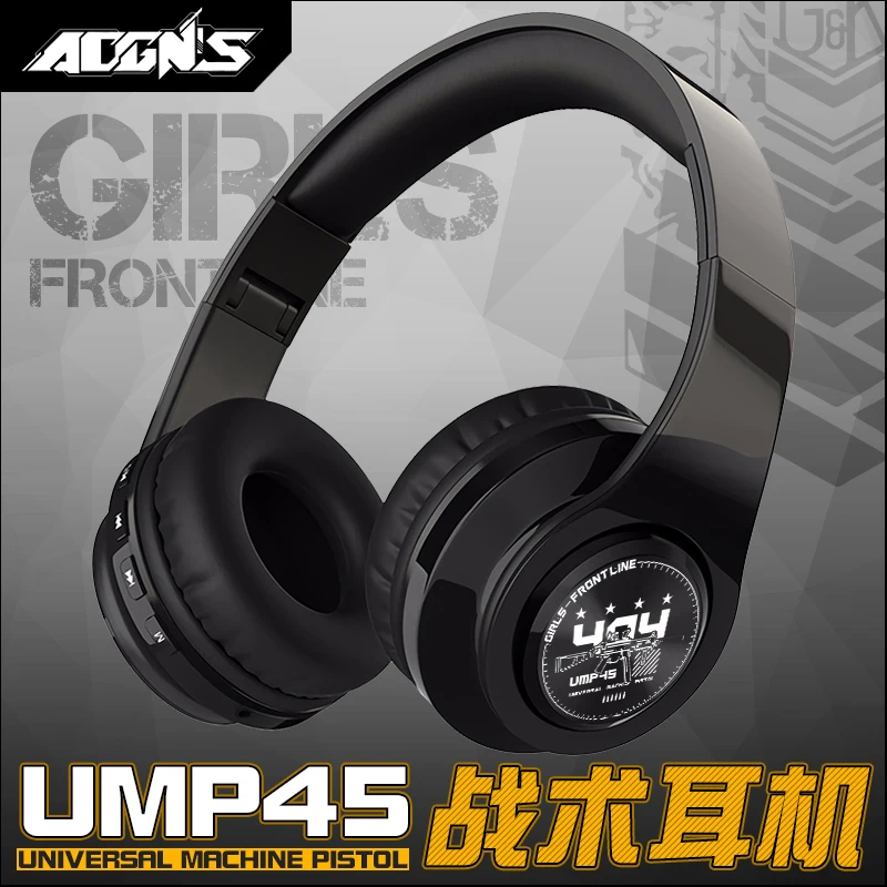 Аниме игры девушки Frontline UMP45 тема Косплей гарнитура Беспроводные Bluetooth